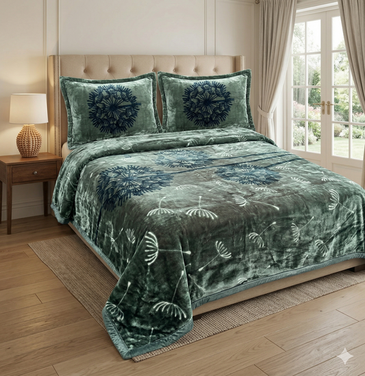 Soft Reversible Heavy Blanket - 2 Ply