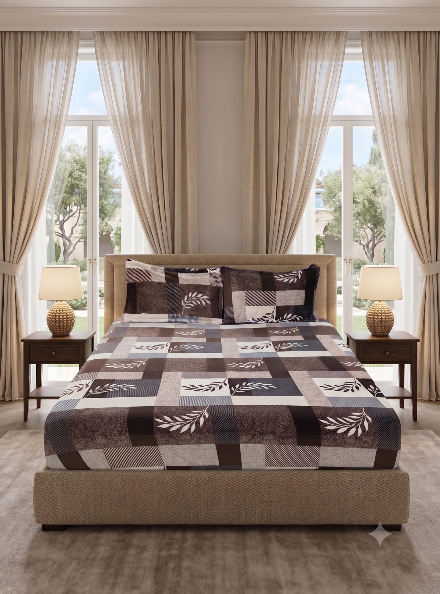 Bedsheet Set - Fitted King Size
