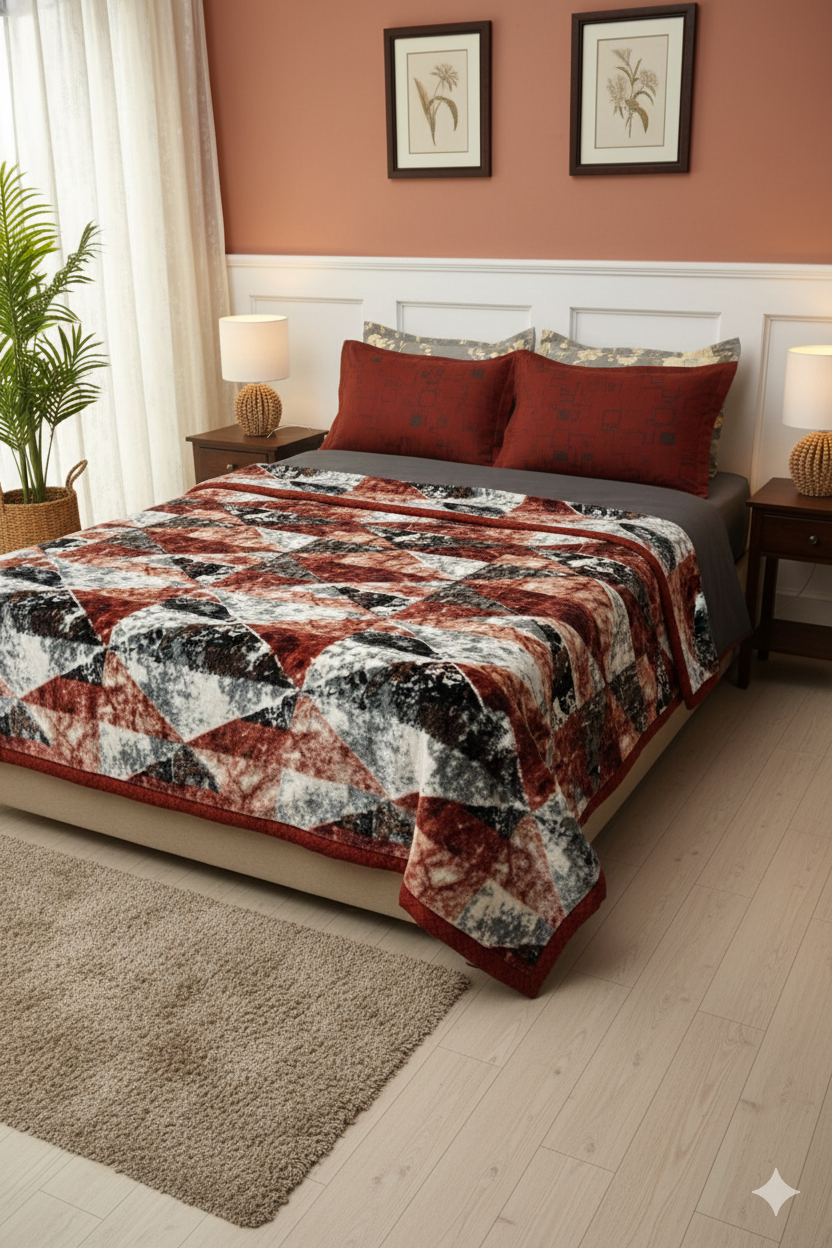 Monte Carlo Cloudy Blanket - 2 Ply