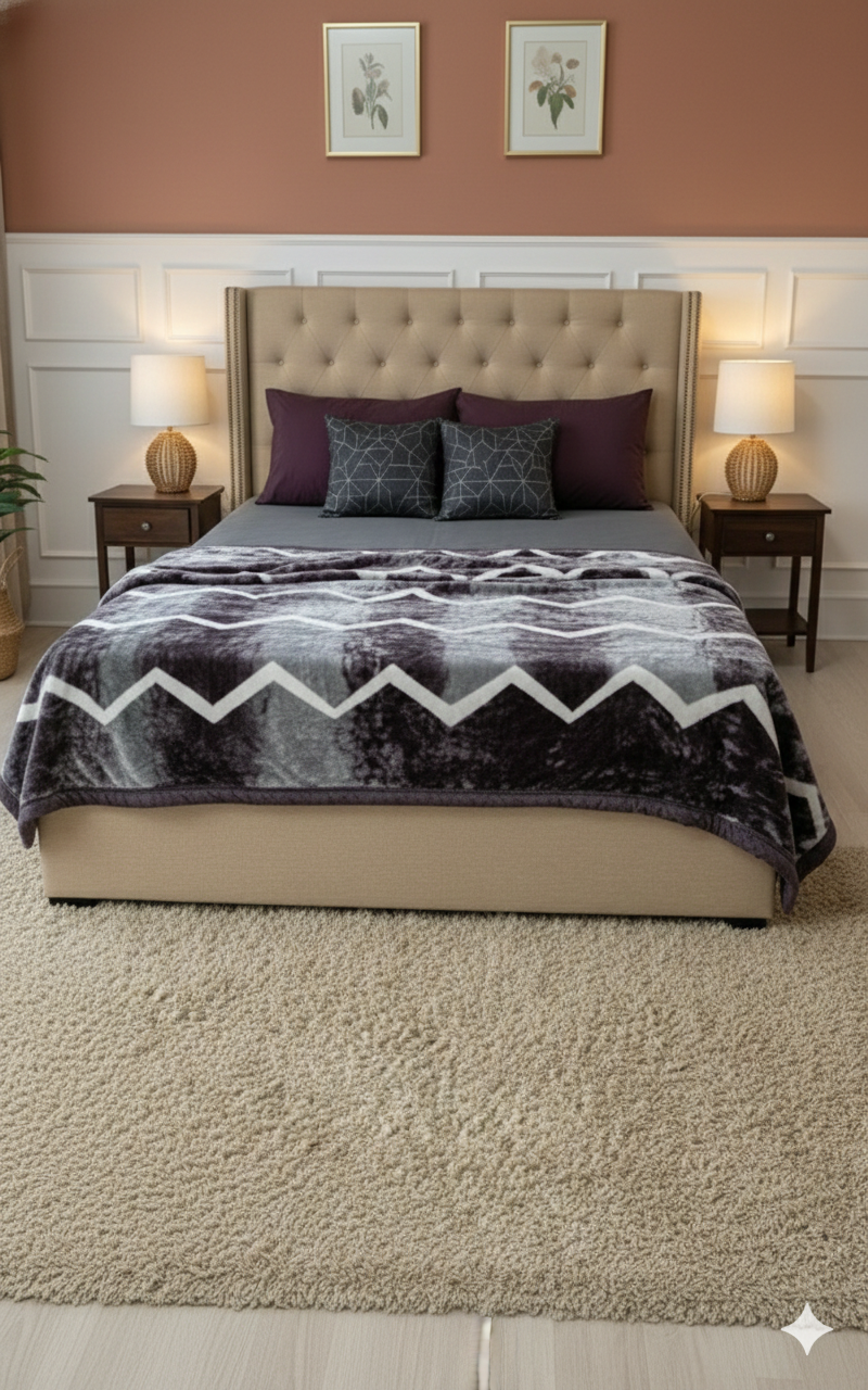 Monte Carlo Cloudy Blanket - 2 Ply