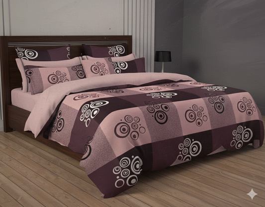 Fitted Bedsheet Set - Elastic Fit - Double & Queen Bed