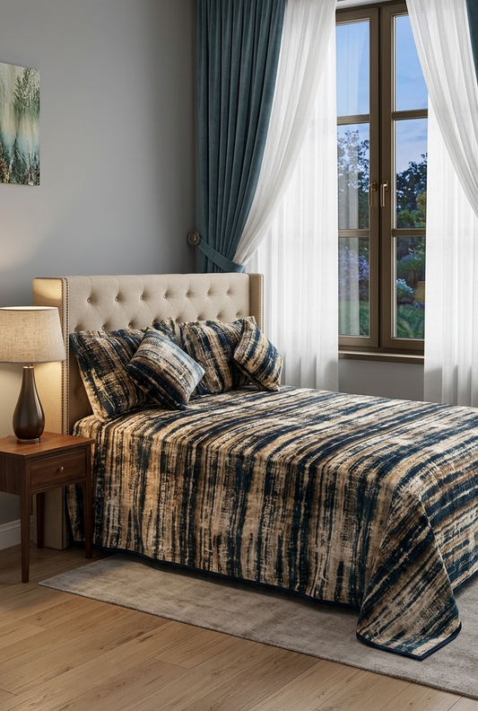 President Luxury 5 Pc Bedcover