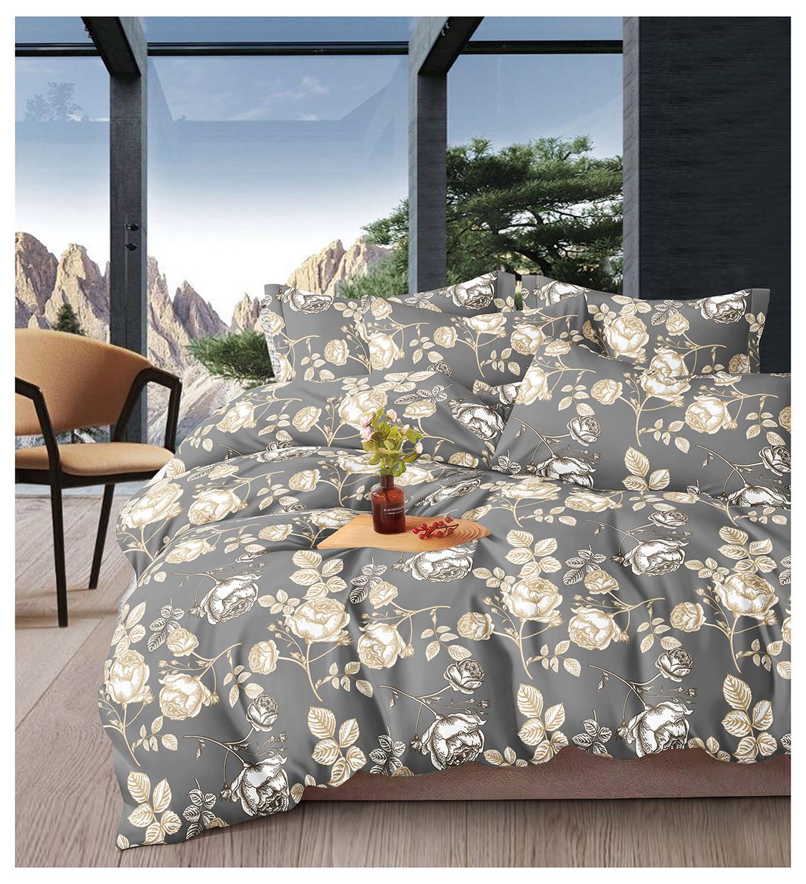 King-Size Fitted Bedsheet Set