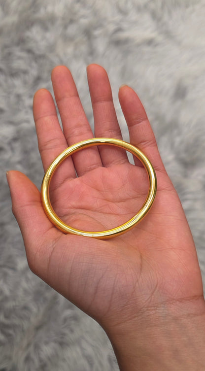 18K Sold Gold Bracelet Waterproof